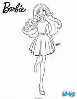 Barbie Coloring Pages Kitty Hellokids Color Disney Her Print Cuddly Printable Cute Colouring Girl Book Kitten Colorier Et Little Cartoon sketch template