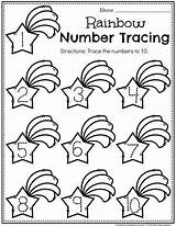 Rainbow Preschool Worksheets Activities Math Number Counting Choose Board Crafts Kids sketch template