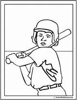 Baseball Coloring Pages Dodgers La Player Print Field Printable Color Pdf Getcolorings Customize Batter Sports Getdrawings Park Colorwithfuzzy sketch template