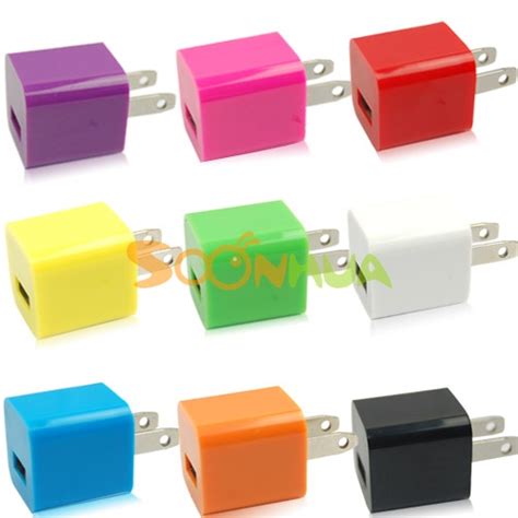 colors  plug mini usb wall charger adapter  ipod touch iphone   gs ebay