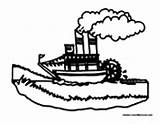 Coloring Pages Boats Transportation Colormegood sketch template