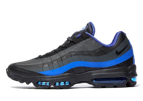 Nike Synthetic Air Max 95 Ultra Essential In Black Blue Blue For Men