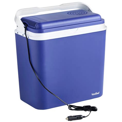 vonshef electric cool box large cooler  camping  car adaptor food drinks  ebay
