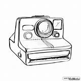 Polaroid Camera Sketch Drawing Instant Clipartmag Paintingvalley sketch template