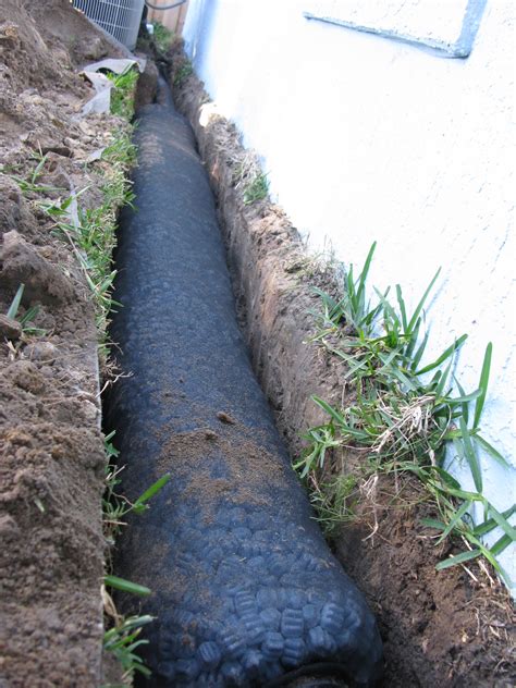 french drain pipe protect  basement  crawl space