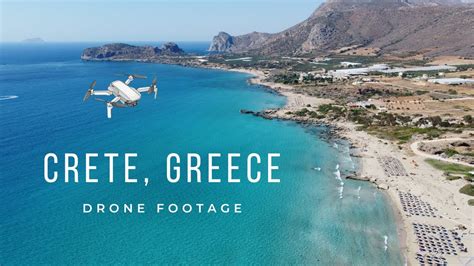 kreta crete greece drone footage  youtube