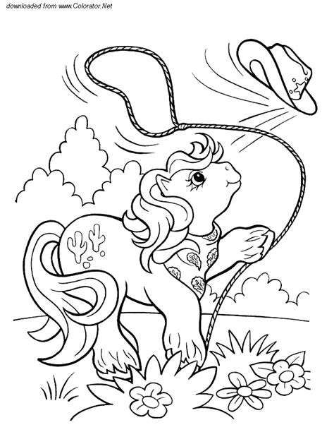 coloring page   image   pony  butterfly   sky
