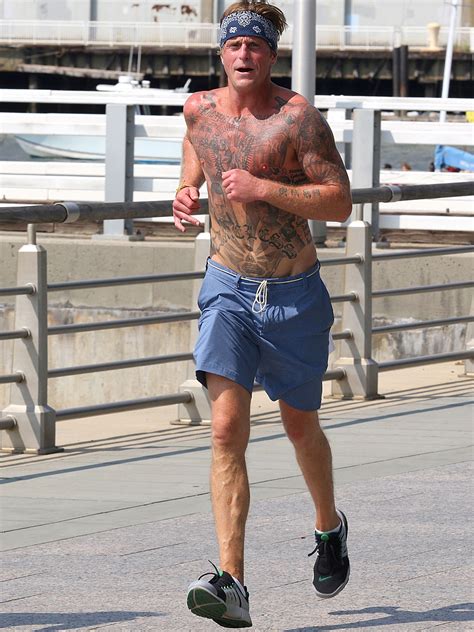 cameron douglas shows  tattoos  ripped physique page