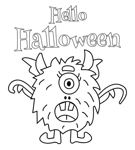 printable halloween coloring printableecom
