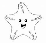 Starfish Coloring Fish Pages Star Little Color Printable Mesmerizing Crafts Beauty Cliparts Animals Printcolorcraft Kids sketch template