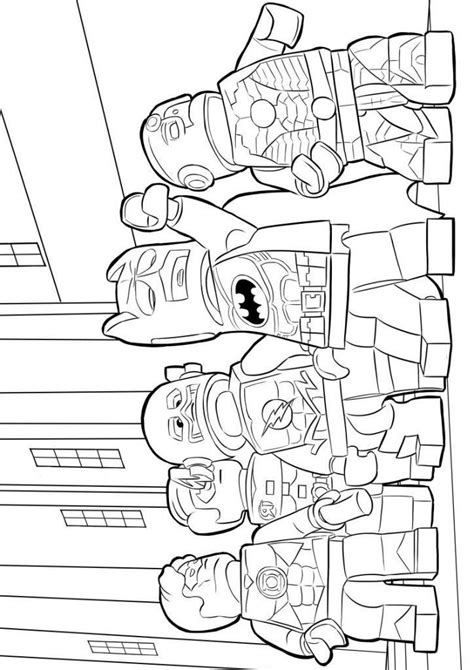 colored lego superhero coloring pages  coloring pages