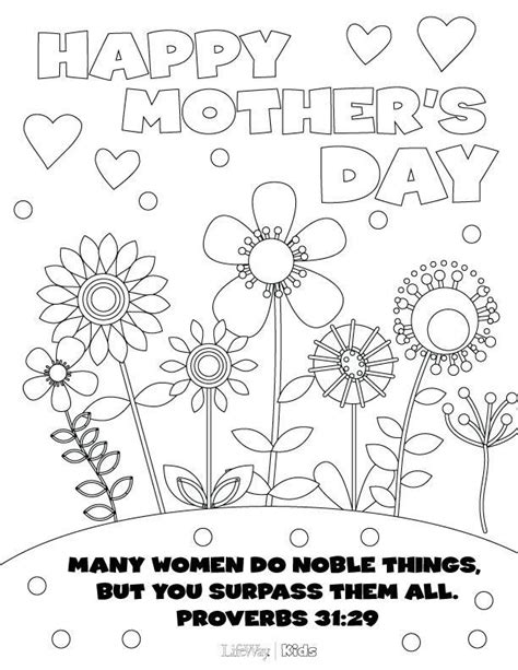 pin  brenda  printable mothers day coloring pages mothers day