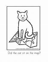 Mat Coloring Cat Colouring Sit Pages Did Getcolorings Getdrawings Welcome Template sketch template