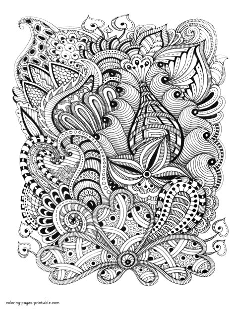 difficult abstract coloring pages coloring pages printablecom