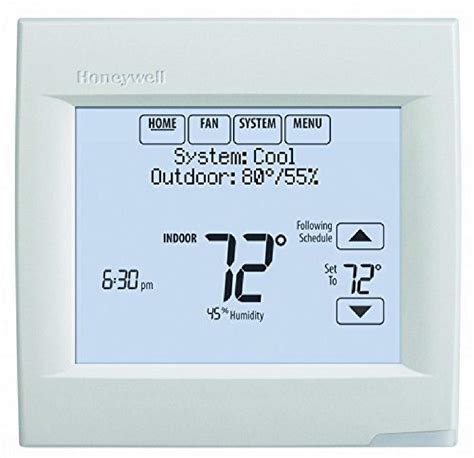 buy honeywellthwf touchscreen thermostat wifi vision pro   stages upto  heat