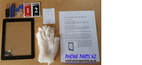 ipad  screen replacement kit black  phone parts nz