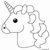 Unicorn sketch template