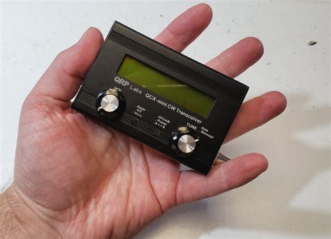 qrp labs projects qcx mini cw transceiver kit availability  december