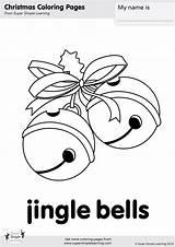 Jingle Bells Coloring Bell Pages Sheet Drawing Simple Super Little Christmas Songs Jingles Choose Board sketch template