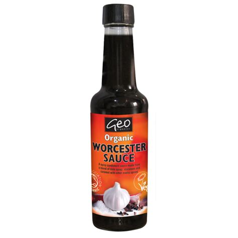 geo organics worcester sauce ml nude food