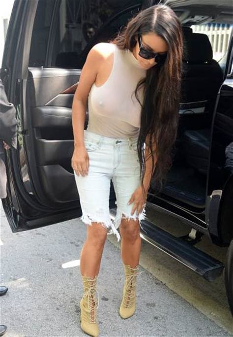 kim kardashian in sheer top nipples exposed 9 new pics