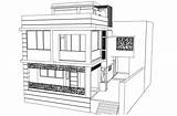 Isometric Building Autocad Cadbull sketch template