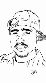 Tupac 2pac Drawing Shakur Sketch Amaru Pac Pages Creative Pencil Rapper Name Colouring Getdrawings Template Coloring Deviantart Rap Realistic Colorful sketch template