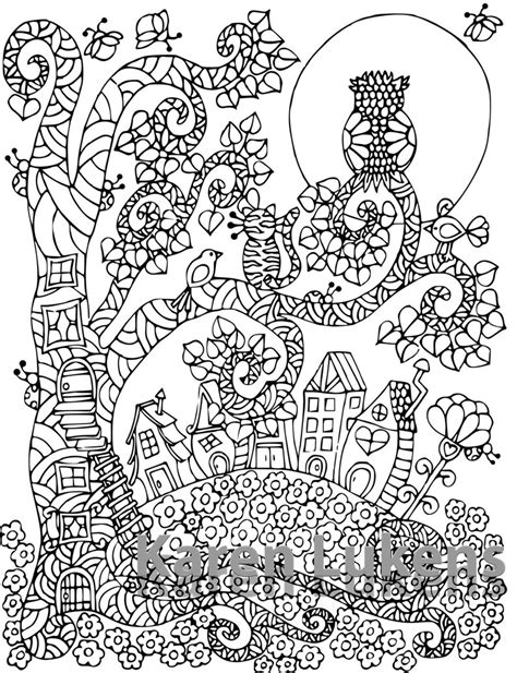 friends   adult coloring book page printable instant etsy