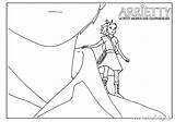Arrietty Coloriages Arietty Explorer sketch template