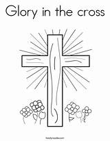 Coloring Jesus Cross Pages Glory Forgiveness Died God Forever Hearts Twistynoodle School Sins Sunday Father Name Noodle Bible Sign Everyone sketch template