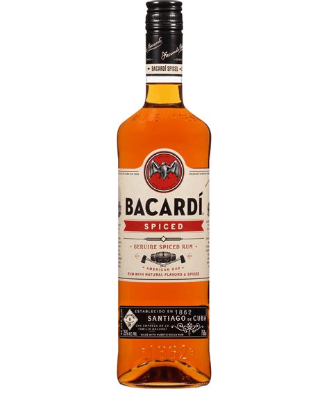 bacardi spiced rum spice rum  proof bacardi