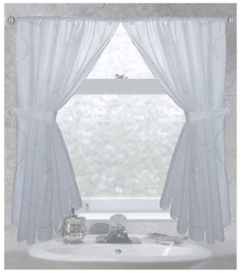 styles  bathroom window curtains