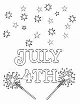 July Coloring Pages Printable Fourth Kids 4th Printables Designs Sheets Print Patriotic Simple Pdf Thehousewifemodern Choose Board Adult Link Click sketch template
