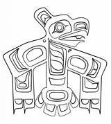 Pages Haida Supercoloring Aboriginal sketch template