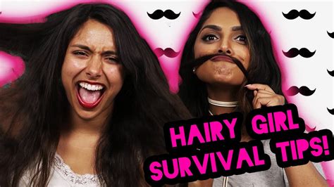 how to survive being a hairy girl michelle khare feat deepica mutyala youtube