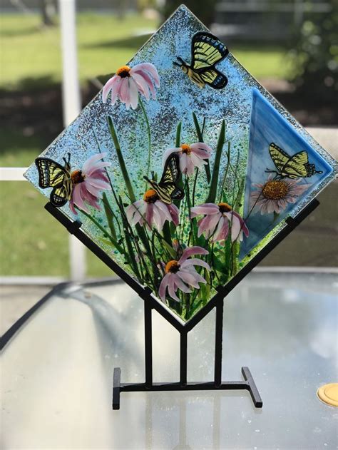 This Fused Glass Panel Designed By Annie Dotzauer Was Made By Making A