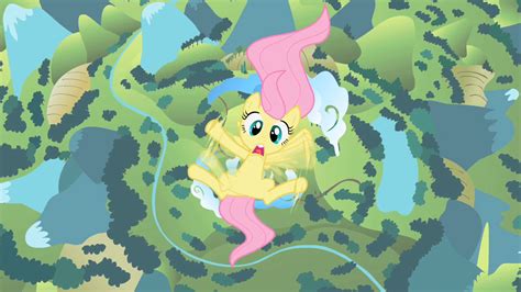 image filly fluttershy falling sepng   pony friendship