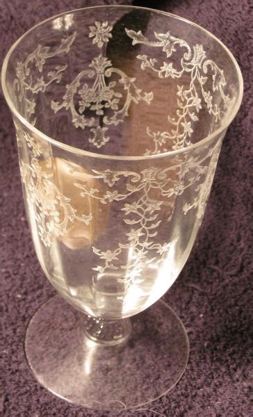 Fostoria Etched Crystal Glasses Antique Appraisal