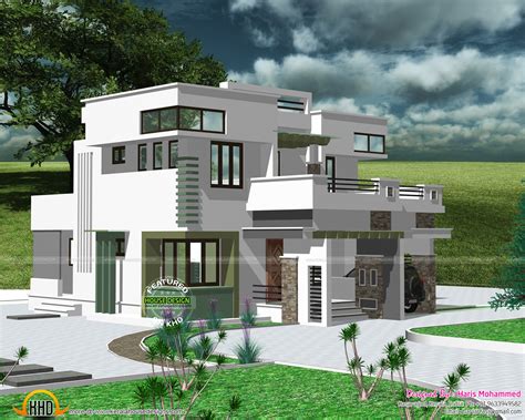 kerala model sloped roof house keralahousedesigns