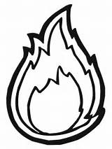 Coloring Pages Flames Hearts Clipartmag sketch template