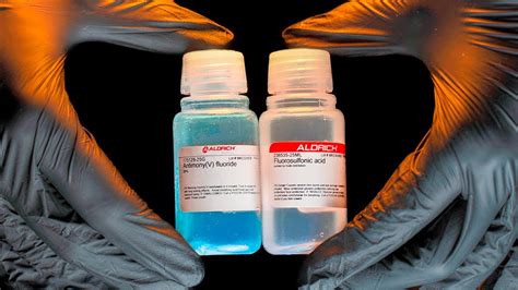 magic acid fluorosulfonic acid antimony pentafluoride youtube