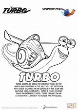 Turbo Coloring Pages Mcqueen Lightning Printable Supercoloring Drawing Categories sketch template