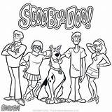 Scooby Doo Coloring Pages Cute Printable Cartoon Visit Sheets Disney sketch template