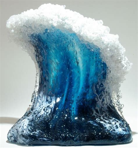 Stunning Glass Vases And Sculptures That Perfectly Depict Ocean Waves