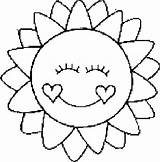 Coloring Sun Pages Print Printable Kids Sheets Para Sol sketch template