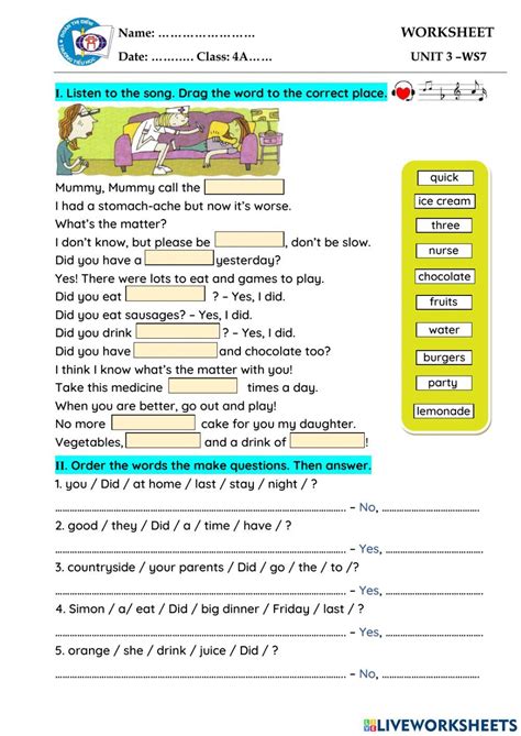 english worksheets  kids english lessons  kids regular  irregular verbs simple