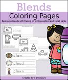 blends coloring worksheets teaching resources tpt