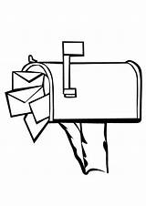 Box Letter Coloring Mailbox Post Pages Office Drawing Mail Kids Colouring Printable Mailboxes Eps Getdrawings Gif Truck Loading sketch template