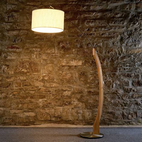 acquista herzblut amos lampada ad arco  legno lampadeit