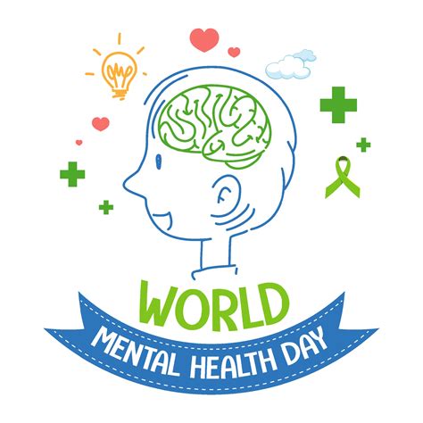 world mental health day logo printable templates